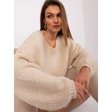 RUE PARIS Sweater-LC-SW-3020.10P-light beige | shoptok.hr