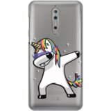  Maska silikonska print skin za nokia 8 dabbing unicorn | ePonuda.com