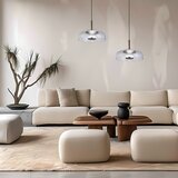  LED luster na sajli VETRO, LED 6W, 230V, prečnik 23 cm, siva/crna | Eponuda.com