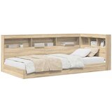  Krevet s policama sonoma hrast 100 x 200 cm Konstruirano drvo | Shoptok.si