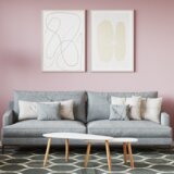 vidaXL Barva za stene starinsko roza 2.5 L Cene