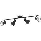 Eglo Seras 2 spot/4, led, gu10, 4x3,3w, 4x240lm, crna/čelik | Eponuda.com