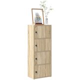 vidaXL Knjižna omara sonoma hrast 40x24x102 cm inženirski les | Shoptok.si