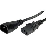 Roline Priključni kabel za aparate \, IEC 320 C14 - C13\, črn\, 1 m 19.08.1510 tok priklučni konektor črna 1.00 m, (20414754) | Shoptok.si