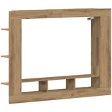 vidaXL TV omarica montažna na steni iz umetnega hrasta 152x22x113 cm, (22012245)