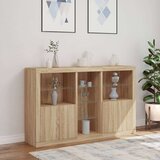  Komoda s LED svjetlima boja hrasta sonome 162 x 37 x 100 cm | shoptok.hr