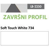 AGT profil Zidni MDF Završni LB-2250-B Soft Touch White (734) 2800x115x12mm ( 026-123 ) | ePonuda.com