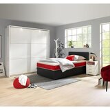 home24 omara z drsnimi vrati, bela, bela, visoki sijaj | Shoptok.si