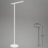 BRILONER 1384-016 - led prigušiva dodirna podna lampa 2u1 LED/2,3W/5V | Eponuda.com