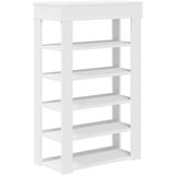 vidaXL Regal za čevlje bel 60x30x98 cm inženirski les | Shoptok.si