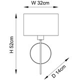  Endon 95210 - Zidna lampa 1xE27/10W/230V siva/mesing | Eponuda.com