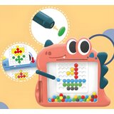 Woopie Montessori magnetna ploča za djecu MagPad, crveni dinosaur | shoptok.hr