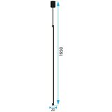 Toolight Stropni luster LED APP1413-C BLACK 100cm | shoptok.hr