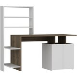 Hanah home Melis WalnutWhite Study Desk | ePonuda.com
