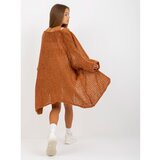 Fashion Hunters Brown knitted oversize cardigan OCH BELLA | Shoptok.si