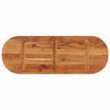 Stolna ploča 110x40x3,8 cm ovalna od masivnog drva bagrema | shoptok.hr