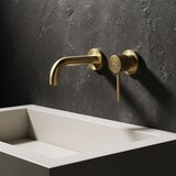 REA Bath Ugradbena Umivaonička Slavina Rea Lungo Stripe Brush Gold | shoptok.hr