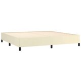  Posteljni okvir krem 200x200 cm umetno usnje, (20723921) | Shoptok.si