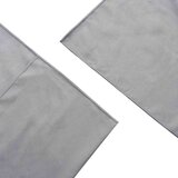 vidaXL Zunanje brisače za stole 2 pcs Temno siva 130 x 60 cm | Shoptok.si