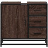 vidaXL Kupaonski ormarić za umivaonik smeđi hrast 65x33x60 cm | shoptok.hr