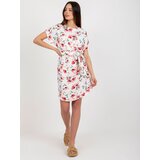 RUE PARIS Dress-WN-SK-661.71P-white-red | Shoptok.si