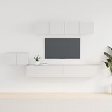 vidaXL 5-dijelni set tv ormarića bijeli od konstruiranog drva Cijene
