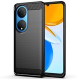 Techsuit Carbon Silicone maska za Honor X7 - crna | shoptok.hr