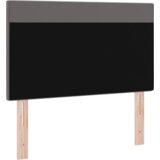  Vzglavje z LED lučmi Namestitev na steno Siva 100 cm PVC, (5000043885) | Shoptok.si