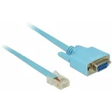 63341 VGA / RJ45 adapter [1x 9-polni ženski konektor D-Sub - 1x RJ45-utikač] plava boja 1.00 m