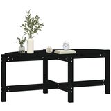  Stolić za kavu crni 118 x 63 x 45 cm od masivne borovine | shoptok.hr
