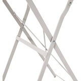 Bistro Stol Bež Ø 50 x 71 cm Čelik s prahom | shoptok.hr