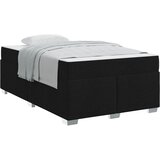  Krevetna konstrukcija s madracem Crna 120 x 190 cm tkanina | shoptok.hr