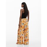 Desigual Hlače rumena / svetlo siva / merlot / črna | Shoptok.si