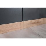RESPEKTA Kuhinjska Spodnja Omarica Merle, Barva Hrasta, Siva | Shoptok.si