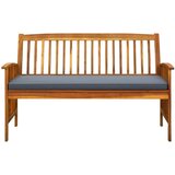  Klop z blazino 147 cm trden akacijev les | Shoptok.si