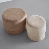 Premium Living Set Taburejev Susa -trend-, Rjavosiva, Bež, 2 Kos | Shoptok.si