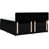  Krevet s oprugama i madracem crni 180x200 cm od tkanine | shoptok.hr