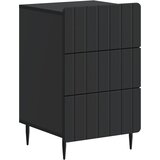  Noćni ormar s ladicama Crna 43x 41 x 68 cm Konstruirano drvo | shoptok.hr