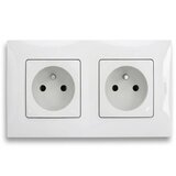 Legrand Dvostruka kućna utičnica 250V/16A sa ramom NILOE bela Cene