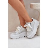 CheBello Leather Sneakers On Platform | Shoptok.si