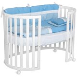 Bebi Snovi Krevetac za bebe Jezgro Okrugli, Beli | ePonuda.com
