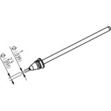 Ersa 0742ED1023H/SB odspajkalna konica koničast dolžina konice 79.25 mm vsebina\, količina\, vsebina količinskih enot na prodajno enoto 1 kos, (20428804) Cene
