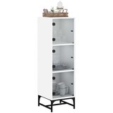 vidaXL Visoka komoda sa staklenim vratima bijela 35 x 37 x 120 cm | shoptok.hr