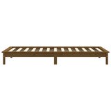  Okvir za krevet boja meda od borovine 90 x 190 cm mali | shoptok.hr