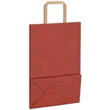  Papirnate vrećice 250 kom s ručkama crvene 21x11x31 cm | shoptok.hr