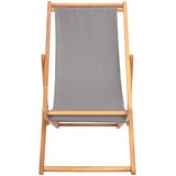  Ležaljka Svjetlosiva Čvrsto teak drvo | shoptok.hr