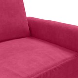 Dvosjed crvena boja vina 120 cm baršunasti | shoptok.hr