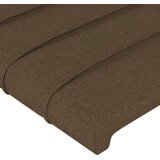  Okvir za krevet s uzglavljem tamnosmeđi 120x200 cm od tkanine | shoptok.hr