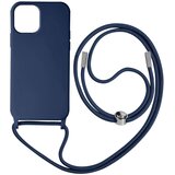AVIZAR iPhone 12 in 12 Pro Semi-rigid Cord Case z mehko notranjostjo, ovratnikom - modra, (20632201) Cene