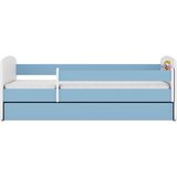 MID.YOU Dječji krevet Dreamy ZOO 160x80 sa madracem s ladicom Plava | shoptok.hr